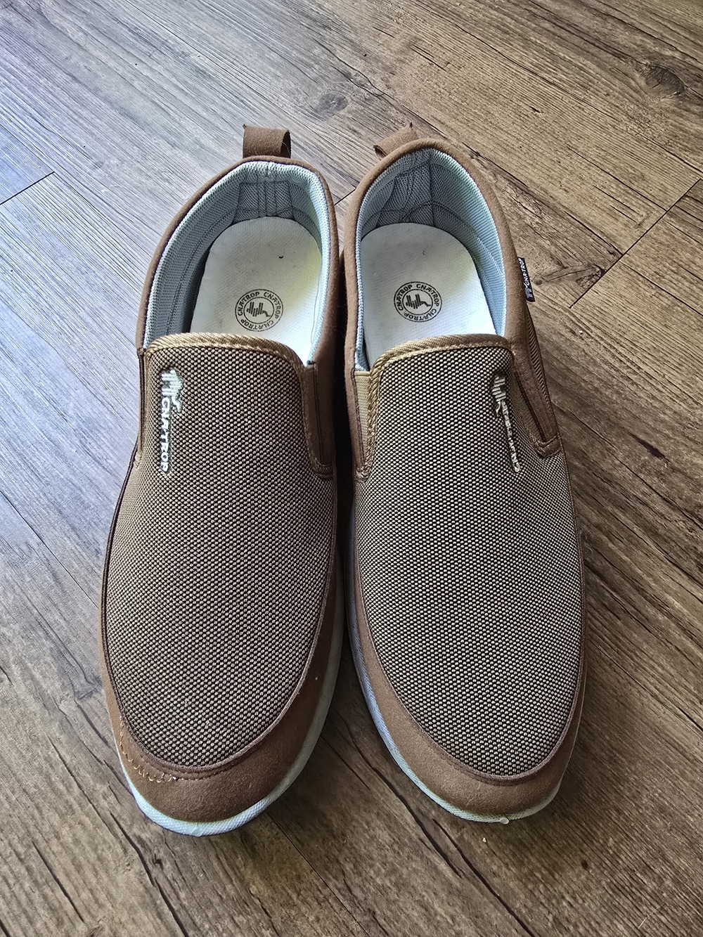 Men's Orthopedic Slip-On Casual Shoes in Brown - Comfortable Everyday Wear